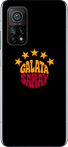 Galatasaray 5 Yıldız Retro Tasarım Şeffaf Telefon Kılıfı