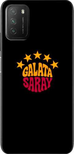 Galatasaray 5 Yıldız Retro Tasarım Şeffaf Telefon Kılıfı