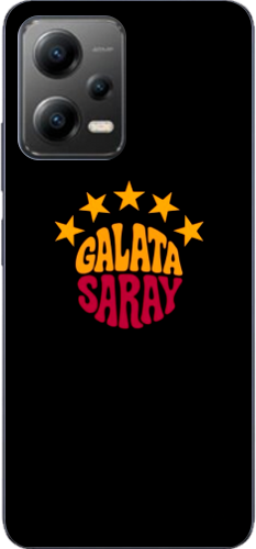 Galatasaray 5 Yıldız Retro Tasarım Şeffaf Telefon Kılıfı