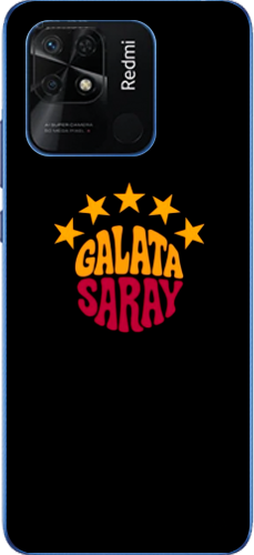 Galatasaray 5 Yıldız Retro Tasarım Şeffaf Telefon Kılıfı