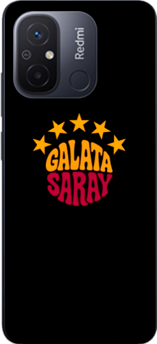 Galatasaray 5 Yıldız Retro Tasarım Şeffaf Telefon Kılıfı