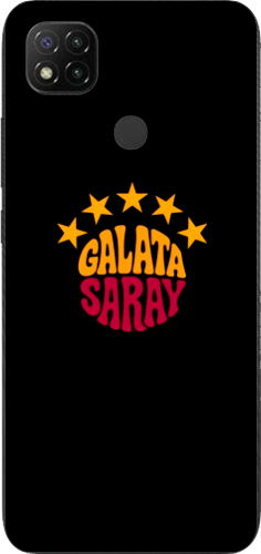 Galatasaray 5 Yıldız Retro Tasarım Şeffaf Telefon Kılıfı