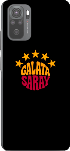 Galatasaray 5 Yıldız Retro Tasarım Şeffaf Telefon Kılıfı