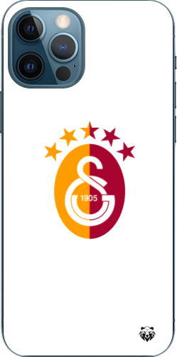 Galatasaray 5 Yıldızlı Minimal Logo Şeffaf Telefon Kılıfı