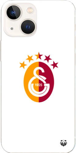Galatasaray 5 Yıldızlı Minimal Logo Şeffaf Telefon Kılıfı