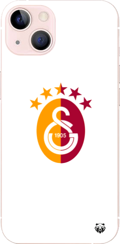 Galatasaray 5 Yıldızlı Minimal Logo Şeffaf Telefon Kılıfı