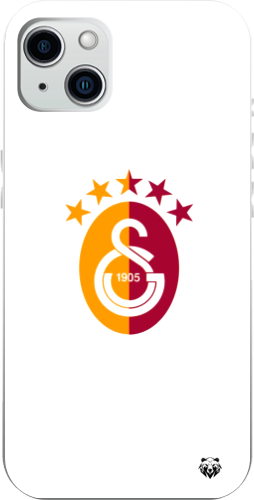Galatasaray 5 Yıldızlı Minimal Logo Şeffaf Telefon Kılıfı