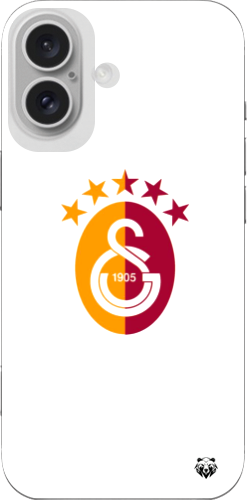 Galatasaray 5 Yıldızlı Minimal Logo Şeffaf Telefon Kılıfı