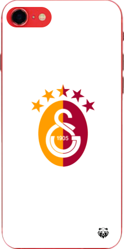 Galatasaray 5 Yıldızlı Minimal Logo Şeffaf Telefon Kılıfı