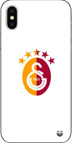 Galatasaray 5 Yıldızlı Minimal Logo Şeffaf Telefon Kılıfı