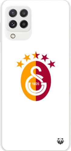 Galatasaray 5 Yıldızlı Minimal Logo Şeffaf Telefon Kılıfı