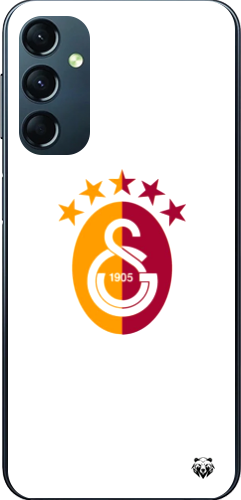 Galatasaray 5 Yıldızlı Minimal Logo Şeffaf Telefon Kılıfı