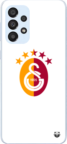 Galatasaray 5 Yıldızlı Minimal Logo Şeffaf Telefon Kılıfı