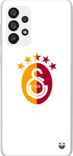 Galatasaray 5 Yıldızlı Minimal Logo Şeffaf Telefon Kılıfı