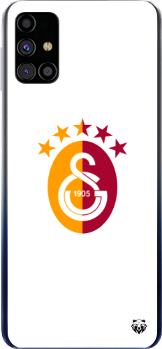 Galatasaray 5 Yıldızlı Minimal Logo Şeffaf Telefon Kılıfı