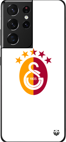 Galatasaray 5 Yıldızlı Minimal Logo Şeffaf Telefon Kılıfı