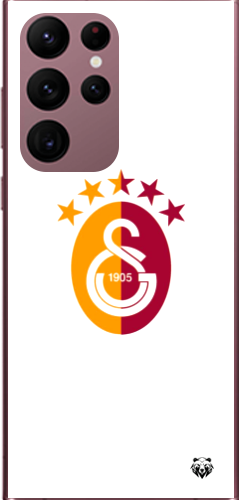 Galatasaray 5 Yıldızlı Minimal Logo Şeffaf Telefon Kılıfı