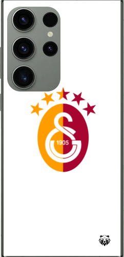 Galatasaray 5 Yıldızlı Minimal Logo Şeffaf Telefon Kılıfı