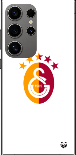 Galatasaray 5 Yıldızlı Minimal Logo Şeffaf Telefon Kılıfı