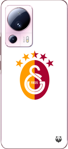 Galatasaray 5 Yıldızlı Minimal Logo Şeffaf Telefon Kılıfı