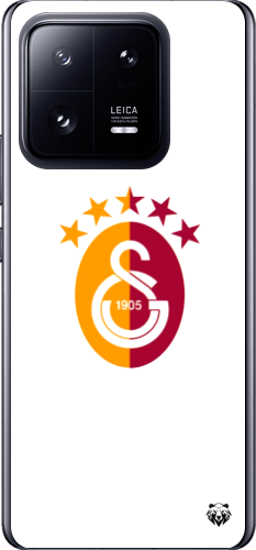 Galatasaray 5 Yıldızlı Minimal Logo Şeffaf Telefon Kılıfı