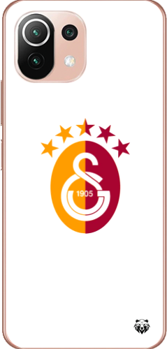 Galatasaray 5 Yıldızlı Minimal Logo Şeffaf Telefon Kılıfı