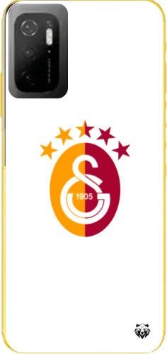 Galatasaray 5 Yıldızlı Minimal Logo Şeffaf Telefon Kılıfı