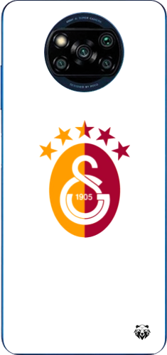 Galatasaray 5 Yıldızlı Minimal Logo Şeffaf Telefon Kılıfı