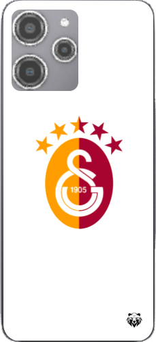 Galatasaray 5 Yıldızlı Minimal Logo Şeffaf Telefon Kılıfı