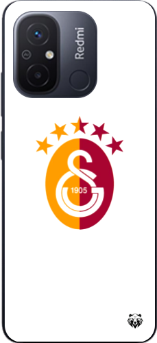 Galatasaray 5 Yıldızlı Minimal Logo Şeffaf Telefon Kılıfı