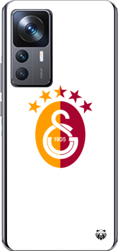 Galatasaray 5 Yıldızlı Minimal Logo Şeffaf Telefon Kılıfı