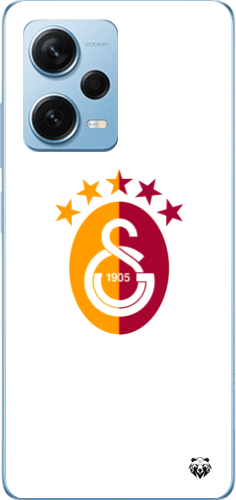 Galatasaray 5 Yıldızlı Minimal Logo Şeffaf Telefon Kılıfı