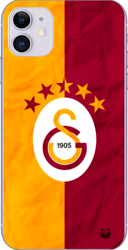 Galatasaray 5 Yıldızlı Şeffaf Telefon Kılıfı
