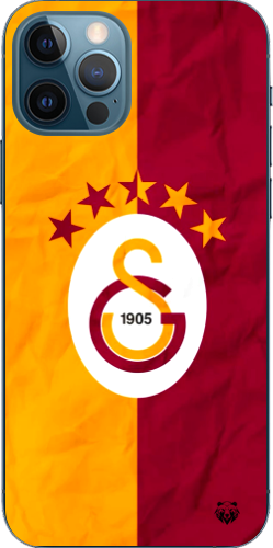 Galatasaray 5 Yıldızlı Şeffaf Telefon Kılıfı