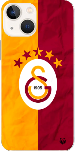 Galatasaray 5 Yıldızlı Şeffaf Telefon Kılıfı