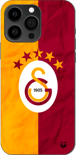 Galatasaray 5 Yıldızlı Şeffaf Telefon Kılıfı