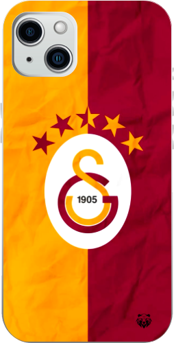 Galatasaray 5 Yıldızlı Şeffaf Telefon Kılıfı