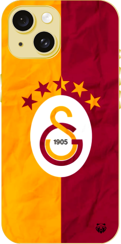 Galatasaray 5 Yıldızlı Şeffaf Telefon Kılıfı
