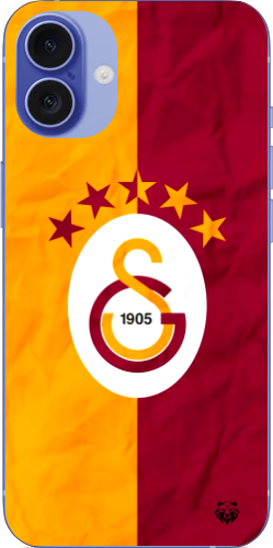 Galatasaray 5 Yıldızlı Şeffaf Telefon Kılıfı