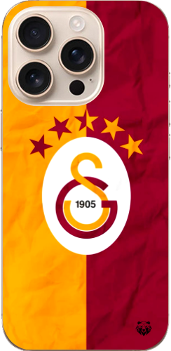 Galatasaray 5 Yıldızlı Şeffaf Telefon Kılıfı