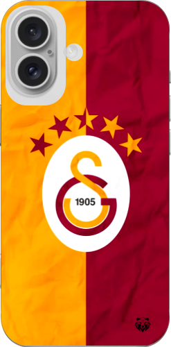 Galatasaray 5 Yıldızlı Şeffaf Telefon Kılıfı