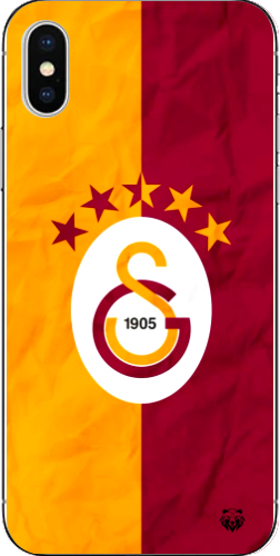 Galatasaray 5 Yıldızlı Şeffaf Telefon Kılıfı