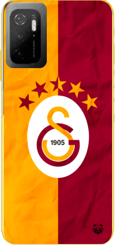 Galatasaray 5 Yıldızlı Şeffaf Telefon Kılıfı