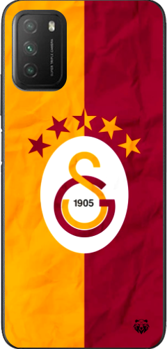 Galatasaray 5 Yıldızlı Şeffaf Telefon Kılıfı
