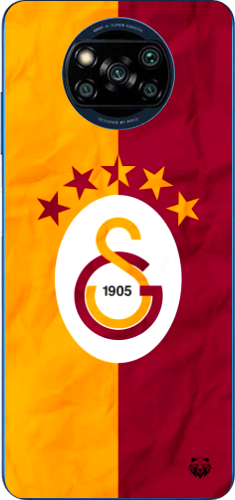 Galatasaray 5 Yıldızlı Şeffaf Telefon Kılıfı