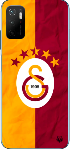 Galatasaray 5 Yıldızlı Şeffaf Telefon Kılıfı