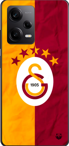 Galatasaray 5 Yıldızlı Şeffaf Telefon Kılıfı