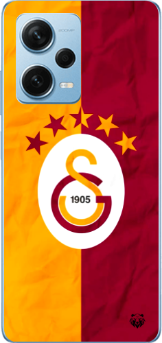 Galatasaray 5 Yıldızlı Şeffaf Telefon Kılıfı