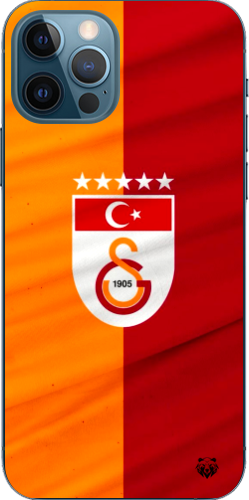 Galatasaray 5 Yıldızlı Türk Bayraklı Şeffaf Telefon Kılıfı