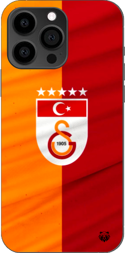 Galatasaray 5 Yıldızlı Türk Bayraklı Şeffaf Telefon Kılıfı